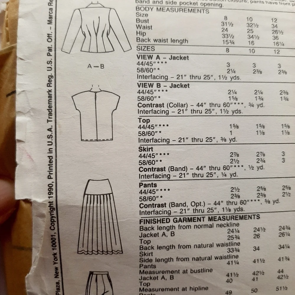 McCALL'S PATTERN 4730